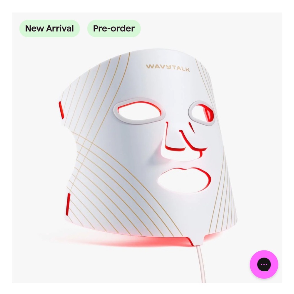 NWT WavyTalk Glow Time LED Therapy Mask
